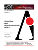 Couverture de Méthodologie de la théorisation enracinée (MTE) 2, Volume 4, numéro 1, hiver 2017, p. 1-227, Approches inductives
