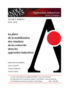 Couverture de La place de la mobilisation des résultats de la recherche dans les approches inductives, Volume 5, numéro 1, hiver 2018, p. 1-310, Approches inductives