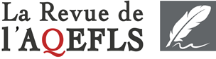 Logo pour La Revue de l’AQEFLS