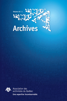 Couverture de Volume 46, numéro 1, 2016, p. 2-124, Archives