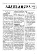 Couverture de Volume 2, numéro 1, 1934, p. 1-4, Assurances