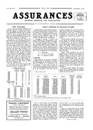 Couverture de Volume 2, numéro 3, 1934, p. 1-4, Assurances