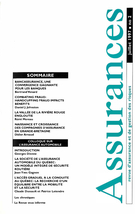 Couverture de Volume 65, numéro 2, 1997, p. 157-268, Assurances
