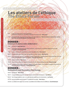 Couverture de Volume 7, numéro 1, printemps 2012, p. 1-252, Les ateliers de l'éthique / The Ethics Forum