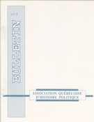 Couverture de Le référendum du 26 octobre 1992, Volume 1, numéro 2-3, printemps 1993, p. 1-83, Bulletin d'histoire politique