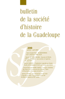 Couverture du numéro 'Numéro 200, janvier–avril 2025' de la revue 'Bulletin de la Société d'Histoire de la Guadeloupe'