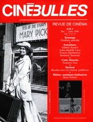 Couverture de Volume 7, numéro 4, mai–juillet 1988, p. 2-52, Ciné-Bulles