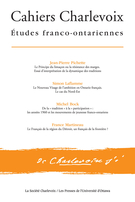 Couverture de Volume 8, 2010, p. 5-245, Cahiers Charlevoix