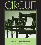 Couverture de Arts de la synchronisation, Volume 22, numéro 1, 2012, p. 5-109, Circuit