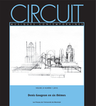 Couverture de Denis Gougeon en six thèmes, Volume 24, numéro 1, 2014, p. 4-83, Circuit
