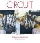 Couverture de Engagements sonores, Volume 28, numéro 3, 2018, p. 5-106, Circuit