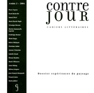 Couverture de Expériences du paysage, Numéro 3, hiver 2004, p. 7-190, Contre-jour