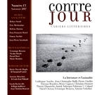 Couverture de La littérature et l’animalité, Numéro 13, automne 2007, p. 9-227, Contre-jour