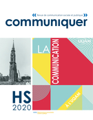 Couverture de La communication à l'UQAM : « 50 ans d'audace », Numéro hors-série, 2020, Communiquer