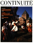Couverture de Lanaudière, Numéro 43, printemps 1989, p. 4-66, Continuité