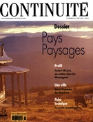 Couverture de Pays paysages, Numéro 65, été 1995, p. 4-66, Continuité