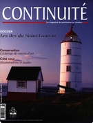 Couverture de Les îles du Saint-Laurent, Numéro 85, été 2000, p. 3-70, Continuité