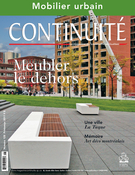Couverture de Meubler le dehors, Numéro 128, printemps 2011, p. 5-54, Continuité