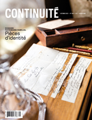 Couverture de Patrimoine familial. Pièces d’identité, Numéro 166, automne 2020, p. 5-50, Continuité