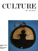 Couverture de Volume 8, numéro 1, 1988, p. 3-111, Culture