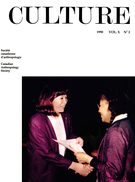 Couverture de Volume 10, numéro 2, 1990, p. 3-130, Culture