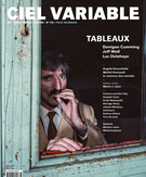 Couverture du numéro 'Tableaux' de la revue 'Ciel variable'