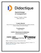 Couverture du numéro 'Volume 7, numéro 1, 2026' de la revue 'Didactique'