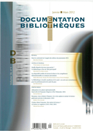 Couverture de Volume 58, numéro 1, janvier–mars 2012, p. 3-48, Documentation et bibliothèques