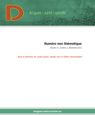 Couverture de Volume 11, numéro 2, décembre 2012, p. I-93, Drogues, santé et société