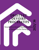 Couverture de Droits et devoirs procréatifs : des normes et des pratiques, Numéro 38, 2021, Enfances, Familles, Générations