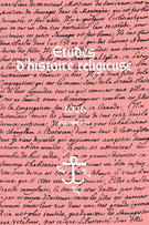 Couverture du numéro 'Volume 92, numéro 1, 2026' de la revue 'Études d'histoire religieuse'