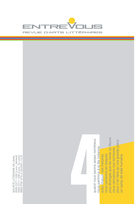 Couverture de Numéro 4, 2017, p. 6-59, Entrevous