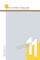 Couverture du numéro 'Numéro 11, 2019' de la revue 'Entrevous'