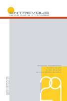 Couverture du numéro 'Numéro 29, 2025' de la revue 'Entrevous'