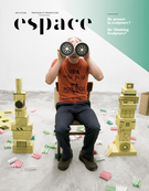 Couverture de Re-penser la sculpture ?, Numéro 107, printemps–été 2014, p. 2-74, Espace