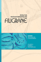 Couverture de Psychanalyse et engagement, Volume 21, numéro 1, printemps 2012, p. 5-125, Filigrane