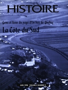 Couverture de Gens et lieux du pays d’En-bas-de-Québec, Volume 4, numéro 2, juin 1998, p. 3-39, Histoire Québec
