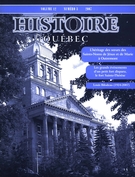Couverture de Volume 12, numéro 3, 2007, p. 3-50, Histoire Québec