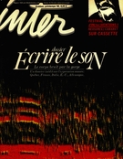 Couverture de Écrire le son, Numéro 27, printemps 1985, p. 2-58, Inter