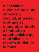 Couverture de La disparition de l’exception artistique, Numéro 132, printemps 2019, p. 1-82, Inter
