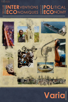 Couverture du numéro 'Numéro varia' de la revue 'Revue Interventions économiques / Papers in Political Economy'