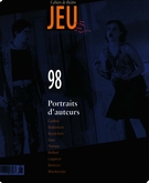 Couverture de Portraits d’auteurs, Numéro 98 (1), 2001, p. 2-185, Jeu