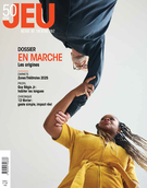 Couverture du numéro 'En marche' de la revue 'Jeu'