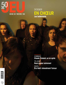 Couverture du numéro 'En choeur' de la revue 'Jeu'