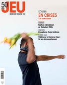 Couverture du numéro 'En crises' de la revue 'Jeu'