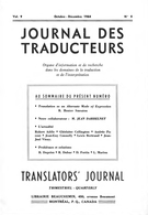 Couverture de Volume 9, numéro 4, 4e trimestre 1964, p. 111-143, Journal des traducteurs / Translators' Journal