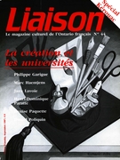 Couverture de La création dans les universités, Numéro 44, automne–septembre 1987, p. 3-56, Liaison