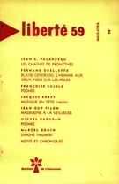 Couverture de Volume 1, numéro 2, mars–avril 1959, p. 69-142, Liberté