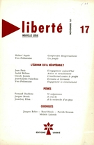 Couverture de Volume 3, numéro 5 (17), novembre 1961, p. 679-6680, Liberté