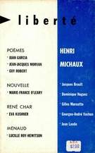 Couverture de Henri Michaux, Volume 11, numéro 6, novembre–décembre 1969, p. 3-117, Liberté
